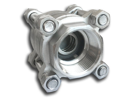 11/4» bspp 304 ή 316 ανοξείδωτου, bspt, npt που περνιέται κλωστή, κάθετη βαλβίδα αντεπιστροφής PN63